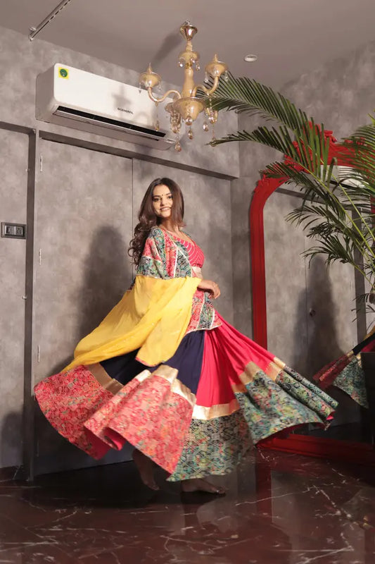 Raas | Navratri Chaniyacholi in Multi Colors