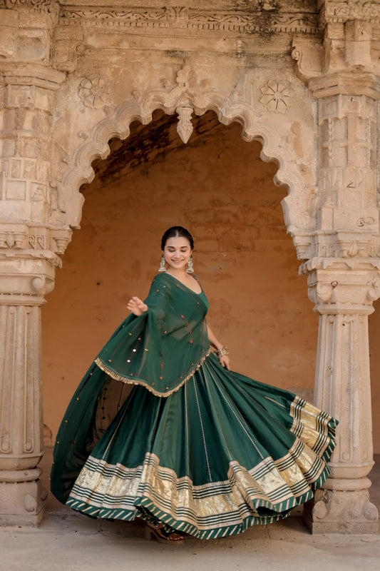 RAAS – Navratri Green Chaniya Choli