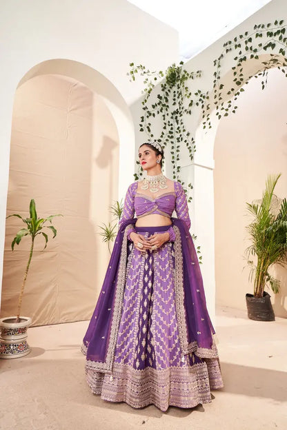 Purple Lehenga