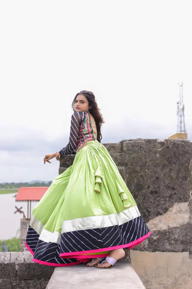 Traditional Blouse & mal cotton skirt