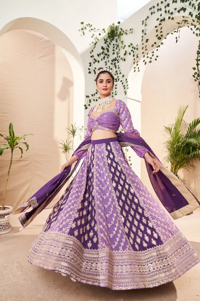 Purple Lehenga