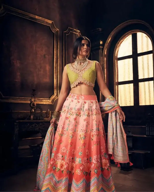 Digital Print Lehenga