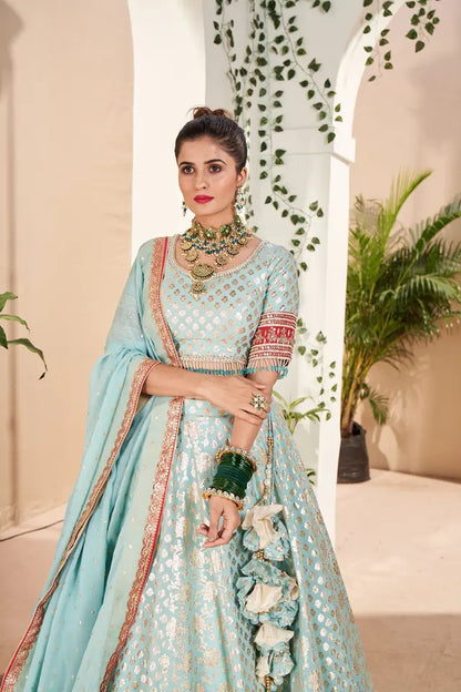 Heavenly Sky Lehenga Set