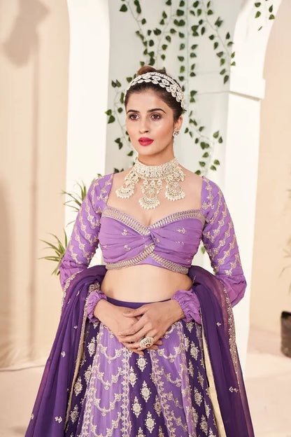 Purple Lehenga