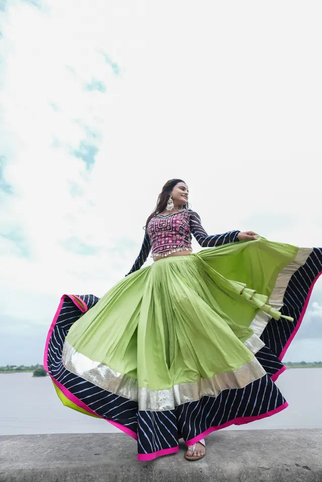 Traditional Blouse & mal cotton skirt