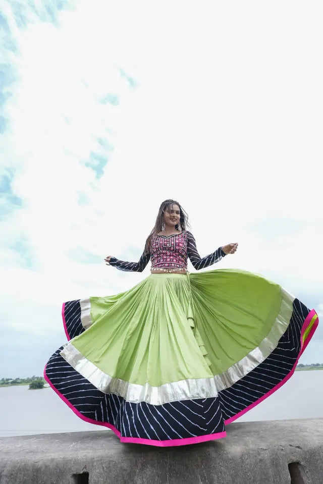 Traditional Blouse & mal cotton skirt