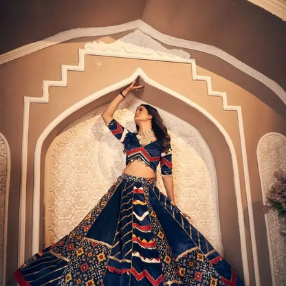 Beautiful Blue Lehenga Set