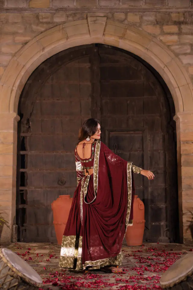 Raas | Maroon Chaniyacholi Navratri