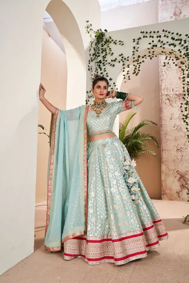 Heavenly Sky Lehenga Set