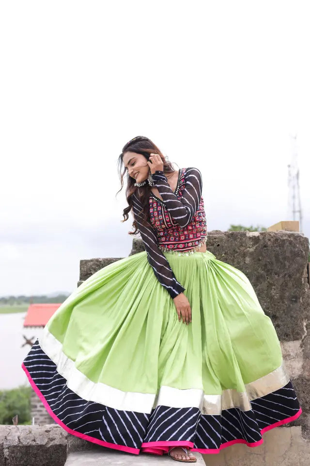 Traditional Blouse & mal cotton skirt