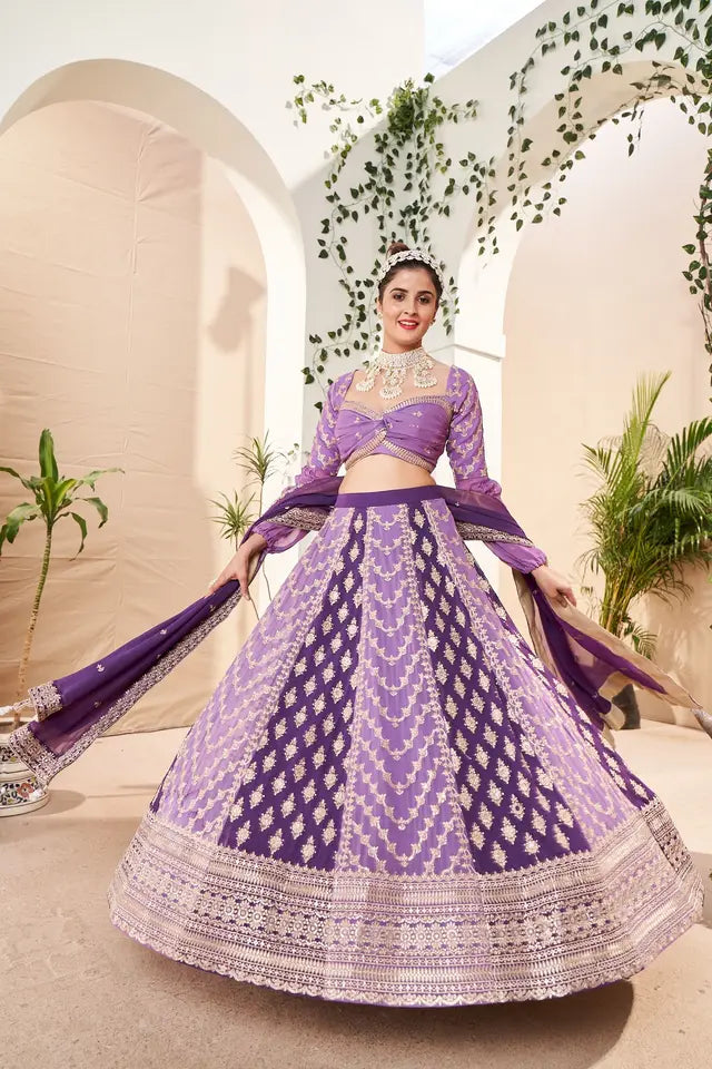 Purple Lehenga