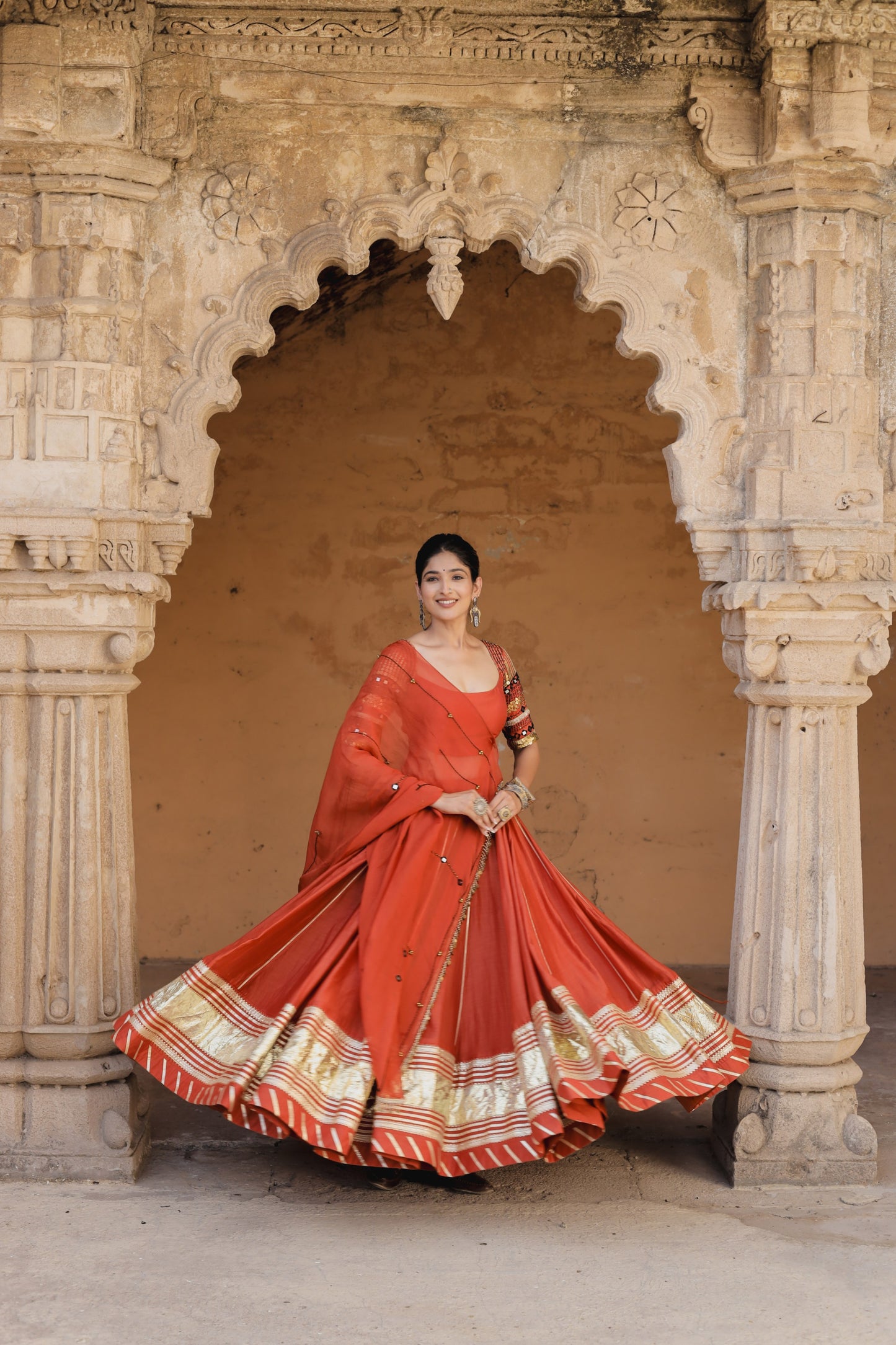 RAAS – Navratri Rust Chaniya Choli