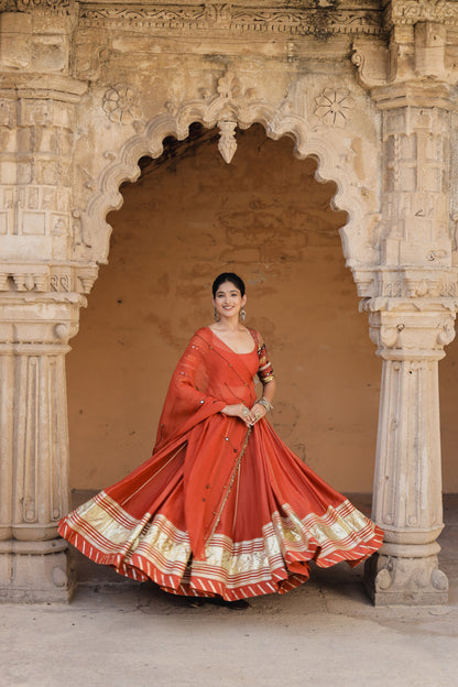 RAAS – Navratri Rust Chaniya Choli