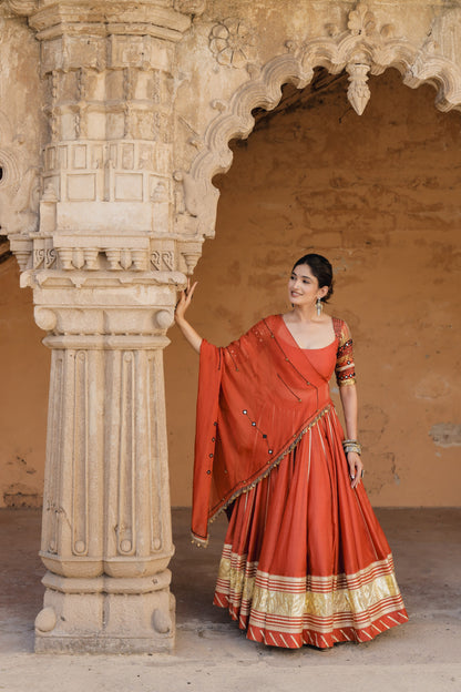 RAAS – Navratri Rust Chaniya Choli