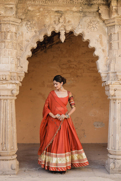 RAAS – Navratri Rust Chaniya Choli