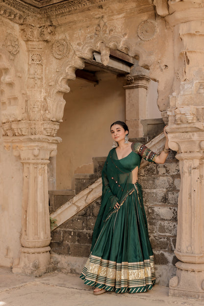 RAAS – Navratri  Green Chaniya Choli