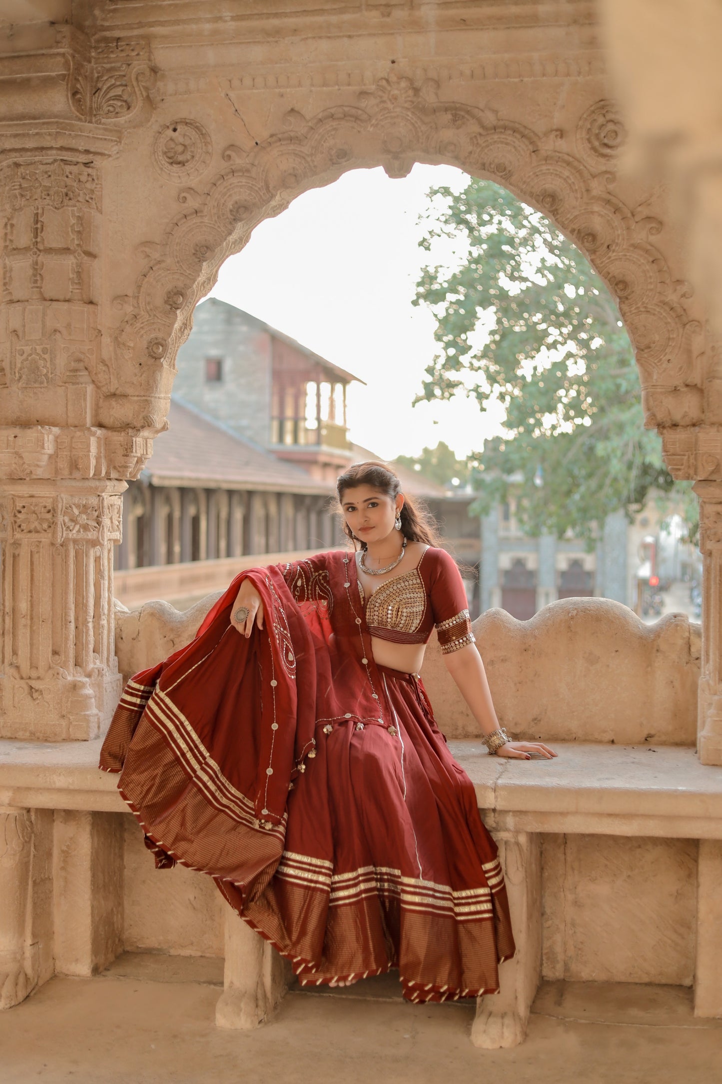 Royal  Rani Red Navratri Chaniya Choli